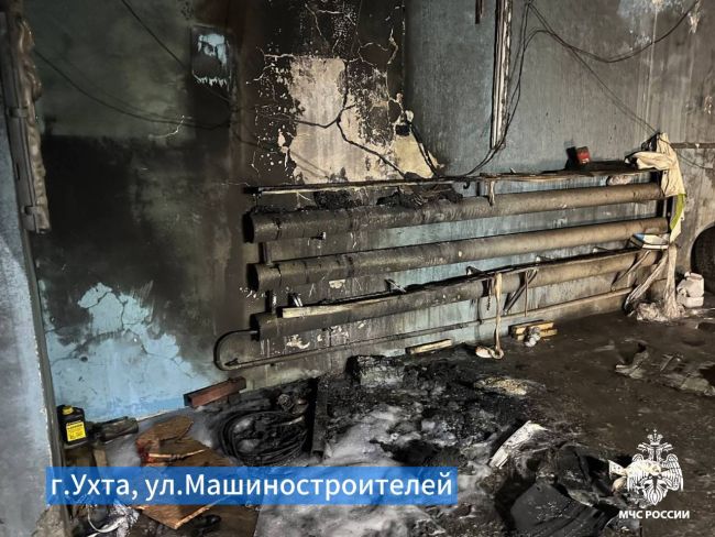 Пожар на СТО по улице Машиностроителей